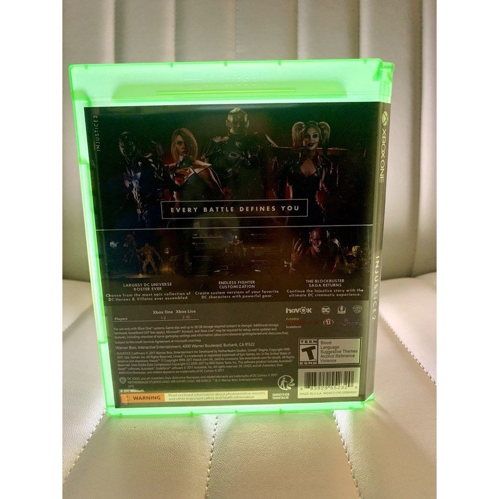XBOX One Injustice 2 2017 Video Game Tested And Working - Picture 5 of 6